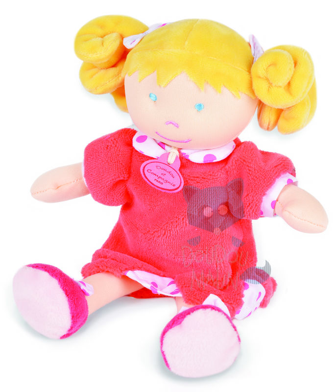  manège des poupées doll with coral dress 